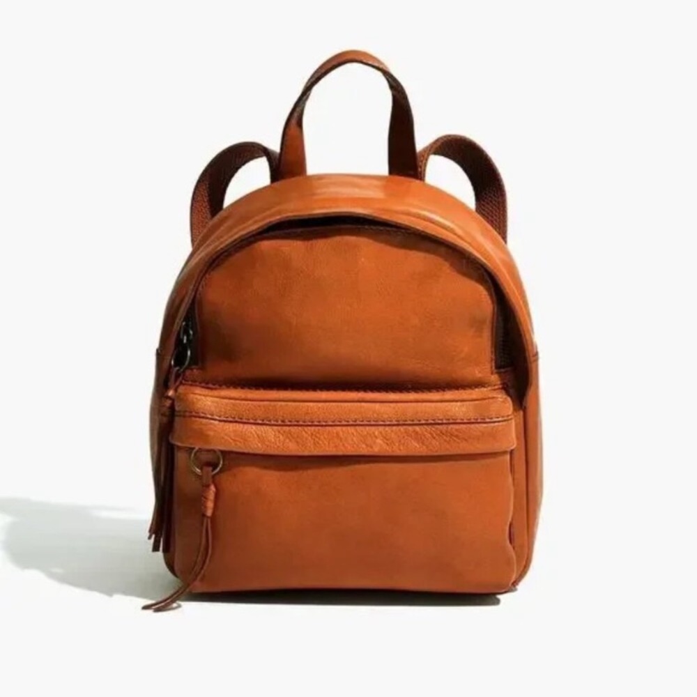 NEW Madewell LORIMER mini Brown leather backpack NWT